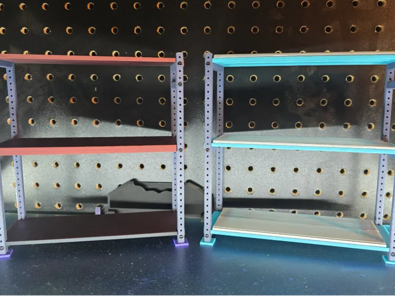 industrial style mini shelf