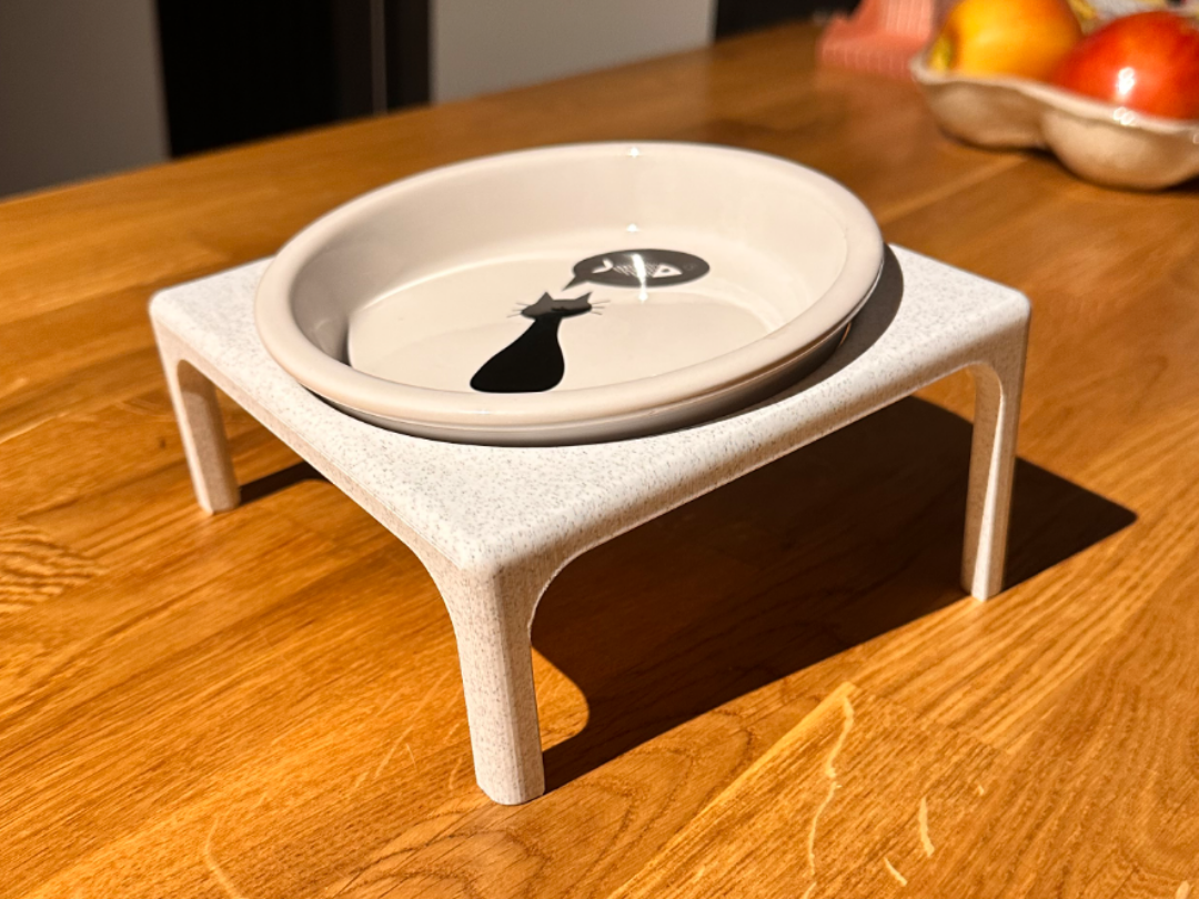Elevated Cat Bowl Stand (13cm Universal Fit)