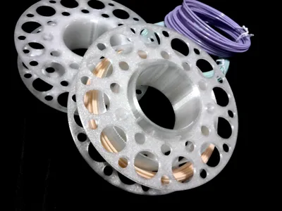NEW Sample/Small Quantity Mini Filament Spool Outer Diameter 13cm Hole 5cm One-Touch Lock 62g