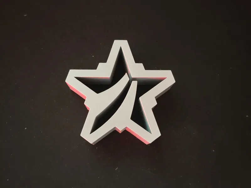 Rocket League - Plat 2 rank to clip on a display