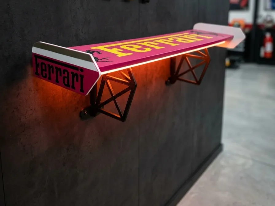 Ferrari wall shelf - Free 3D Print Model - MakerWorld