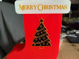 Weihnachtssocke Keksdose