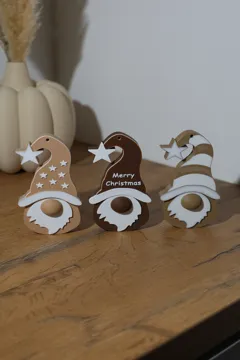 Adorno temático: Christmas Gnome – 4 Designs | Fuzzy Skin Nose — vista de referencia 5