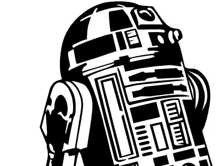 R2D2 Wallart
