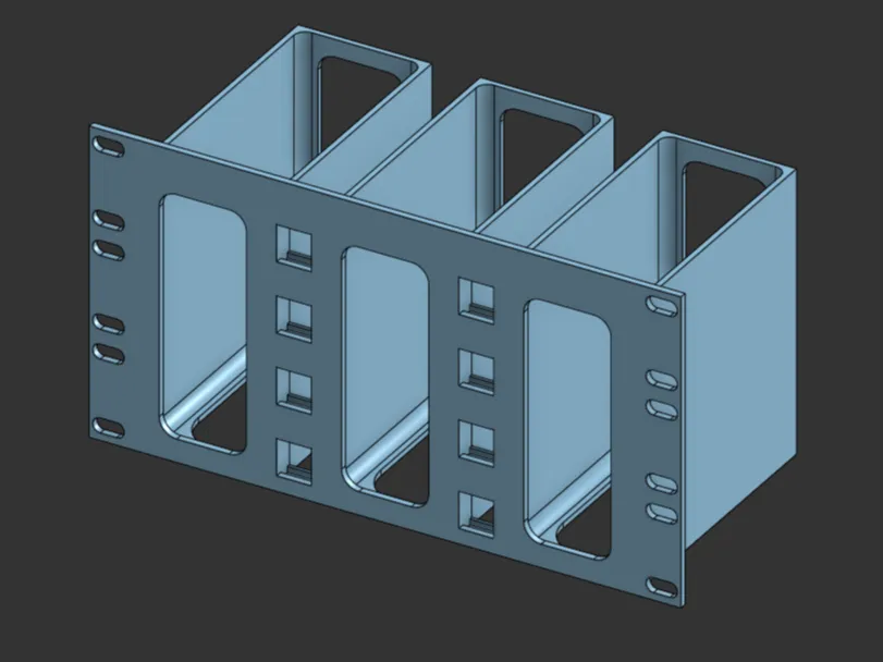 10-inch rack mounts for 8th gen Intel NUC - Free 3D Print Model ...