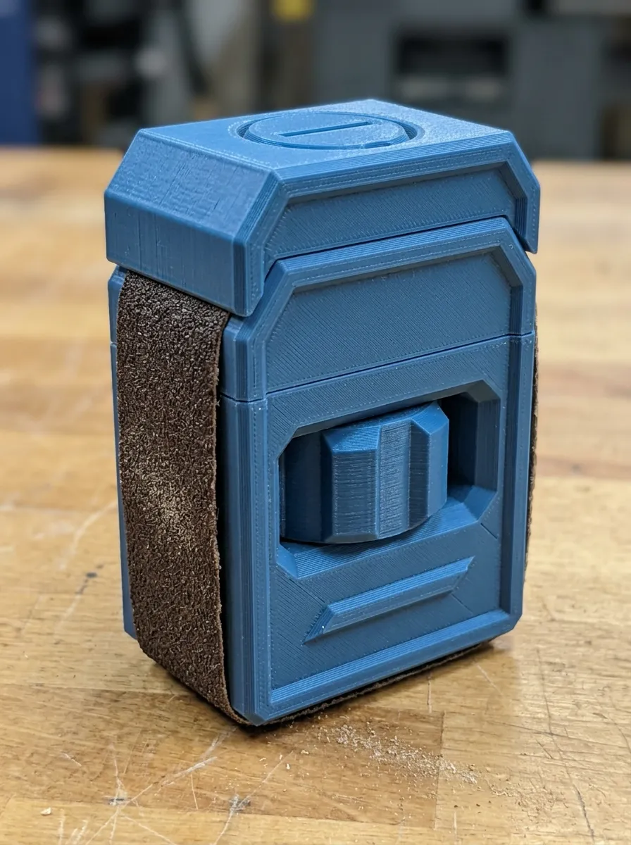 RAZE – Schleifblock-System mit Spannmechanismus view 3