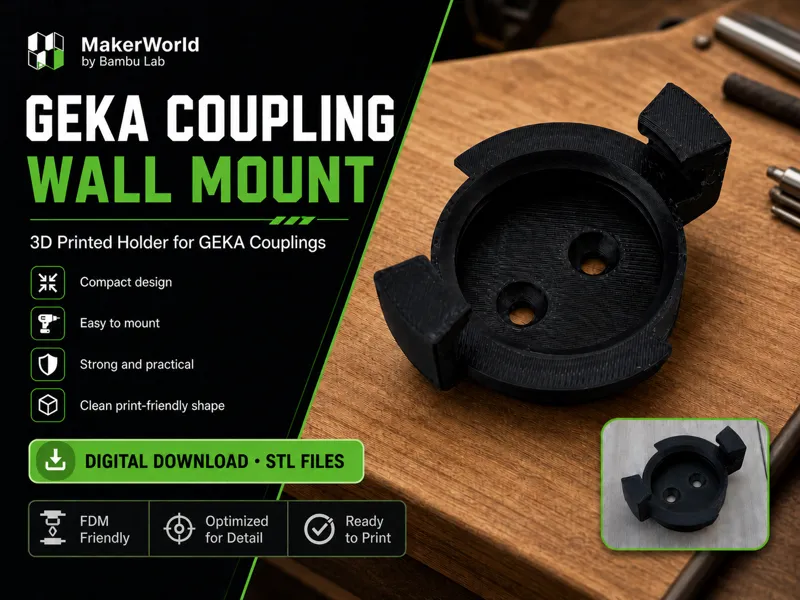 GEKA Coupling Wall Mount