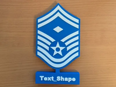AF First Sergeant E8 Stand