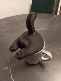 Petit derrière de chat mignon, décoration — photo 2