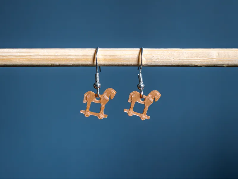 Trojan Horse Earrings