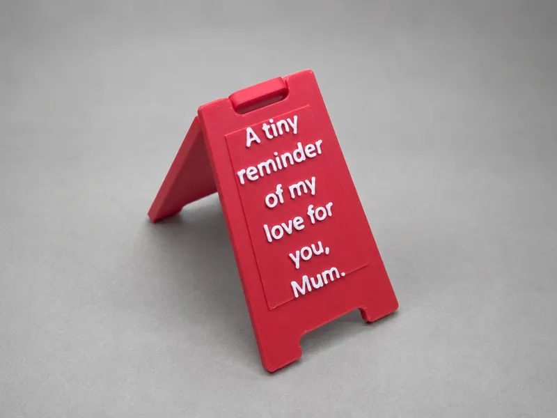 Reminder - Mother's Day Gift | Print in Place
