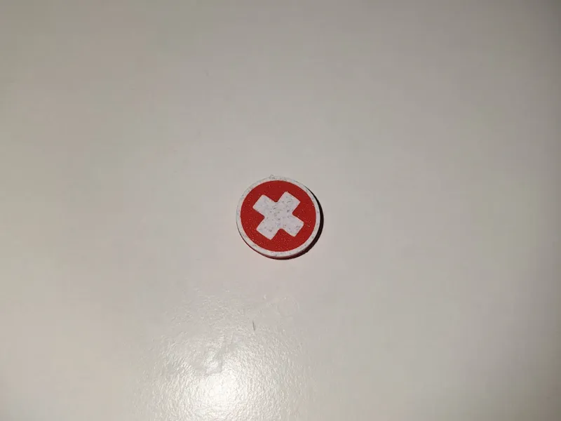 Red Cross Crocs charm