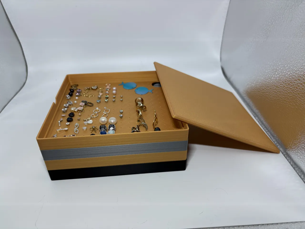Stackable Earring Tray / Jewelry Box view 2