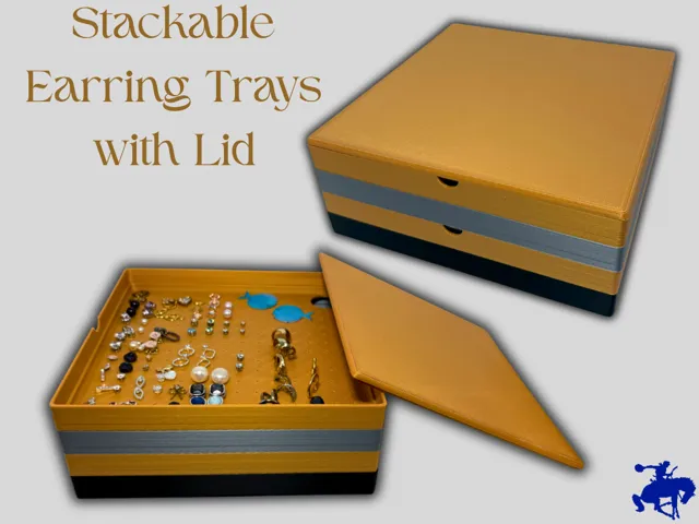 Stackable Earring Tray / Jewelry Box