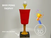 Beer Pong Trophy