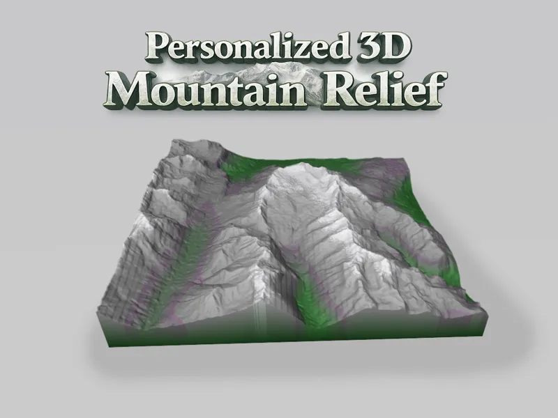 Personalized 3D Mountain Relief Configurator