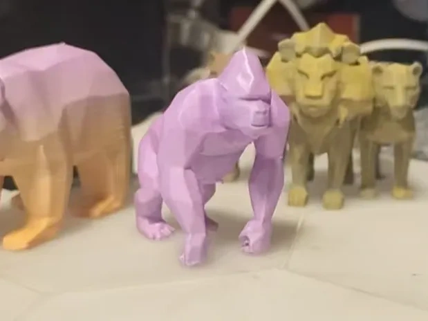 二宝动物园—几何体大猩猩