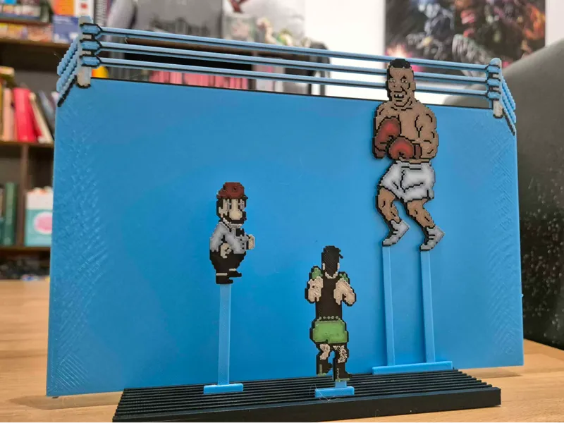 Punch out NES Diorama