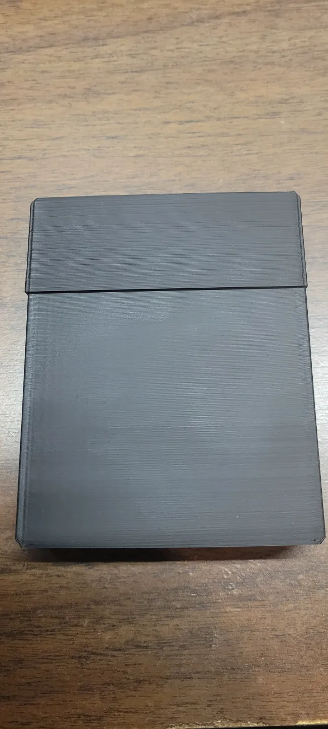Thin Top Loader Deck Box - Now with Chamfered Corners on Base and Lid