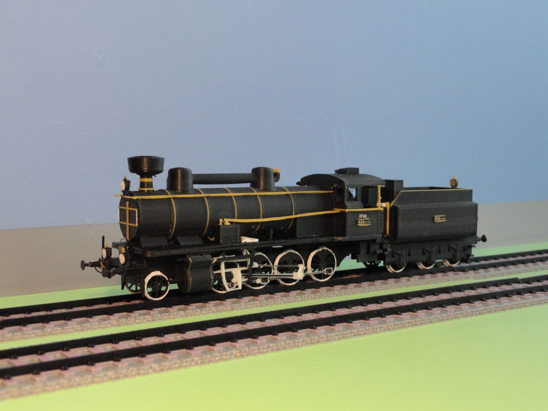 Steam Locomotive 434.0 ČSD "Čtyřkolák" H0