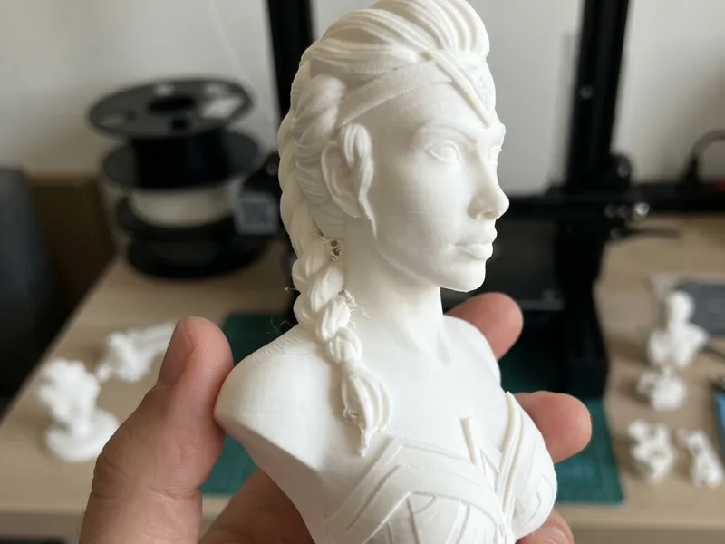 Gal Gadot as Wonder Women Bust 3D Fan Art 