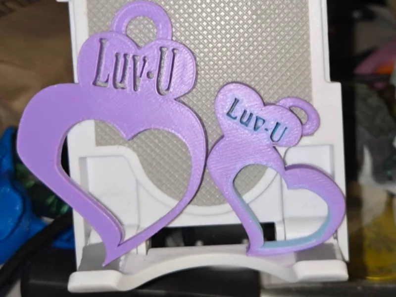 Heart keychain