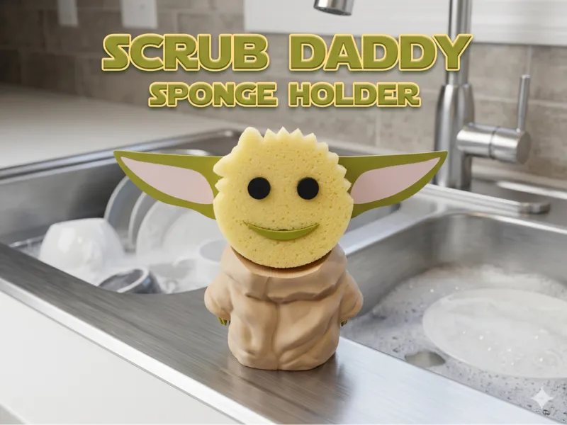 Grogu Scrub Daddy Sponge Holder