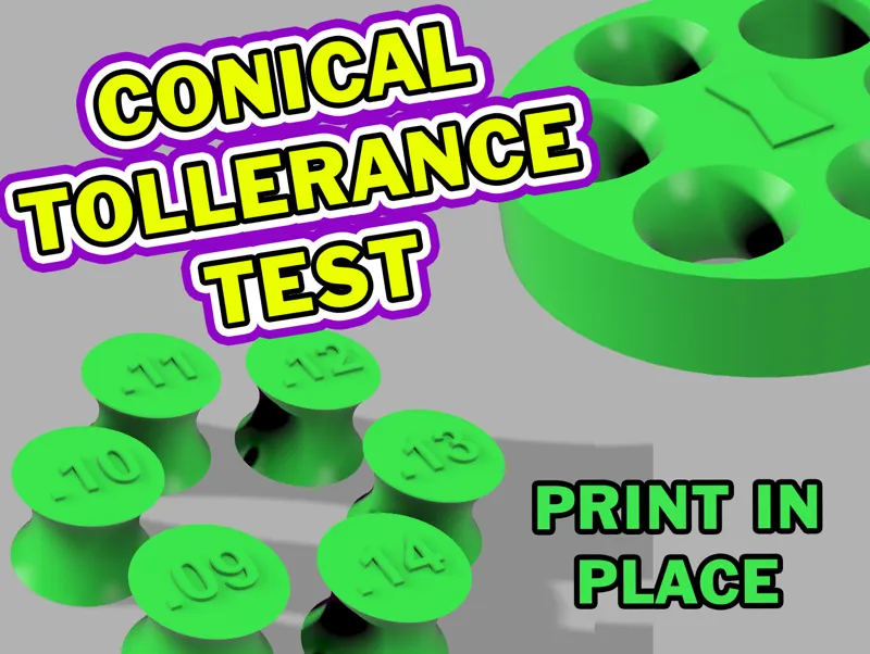 Conical tollerance test 0.09-0.14