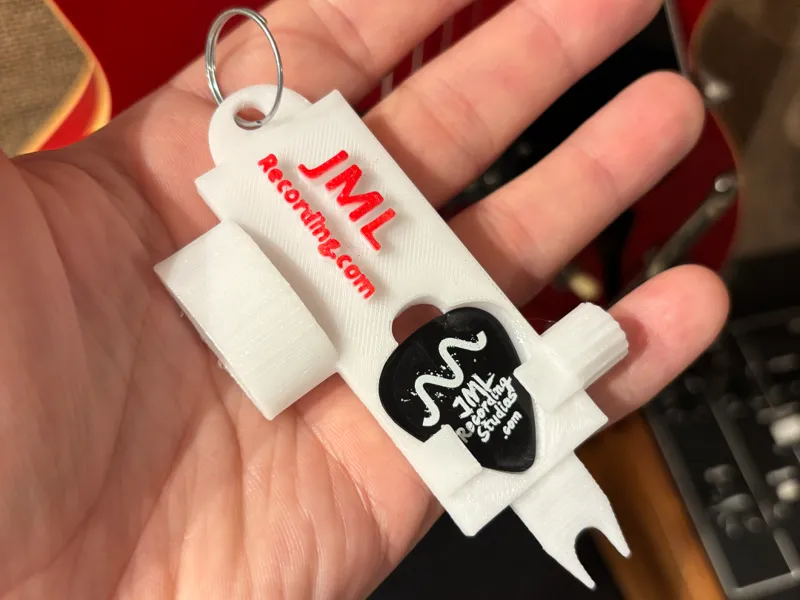 Guitar Multi-tool Keychain