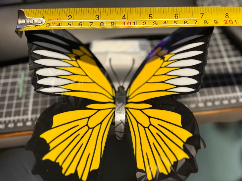 Large Magnetic Butterfly 19cm w/ 12mm Magnet