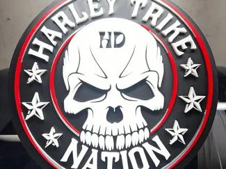 HD Trike Nation Wall Art