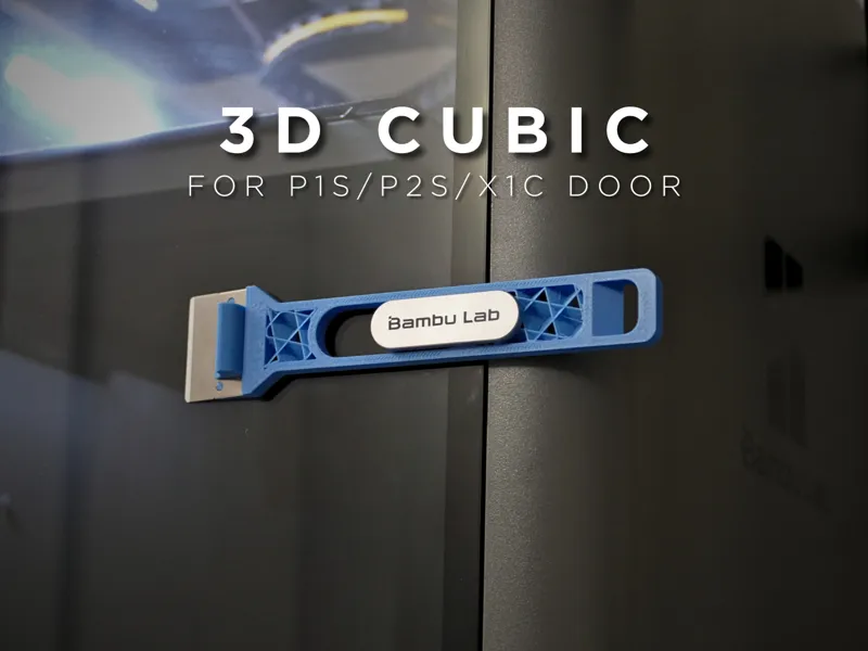 3D Cubic - For P1S/P2S/X1C door
