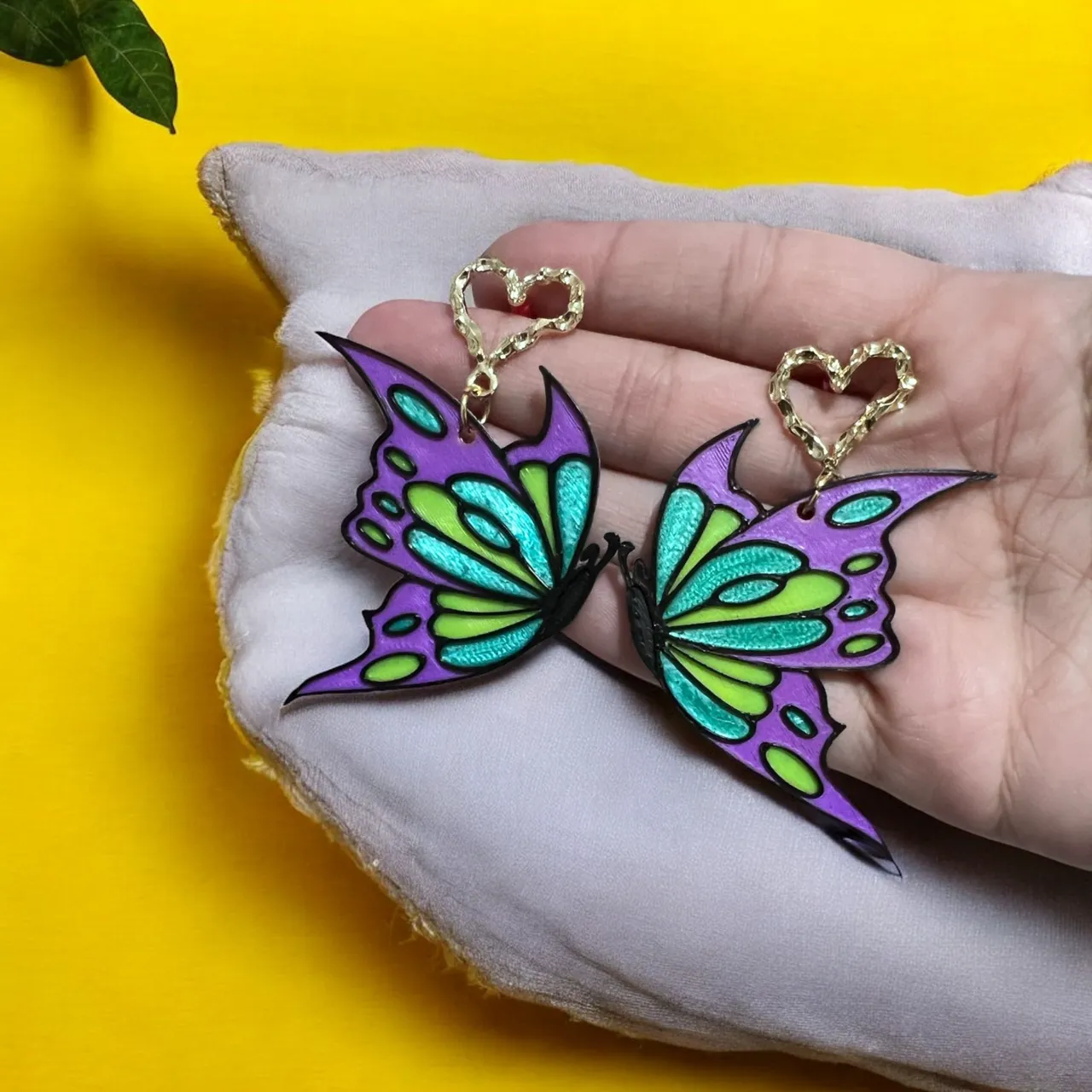 Pendientes mariposas view 2