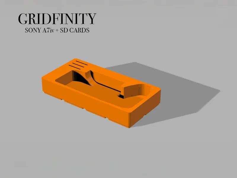 GRIDFINITY SONY A7IV + SD CARDS 