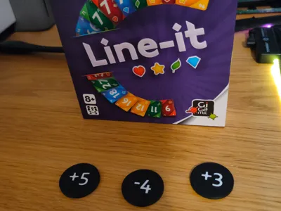 tokens for Line-It game
