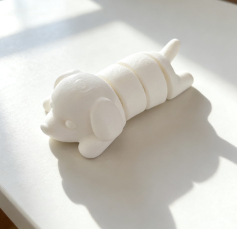Miniatura 4 do modelo 3D Flexi Dog - Articulated Keychain