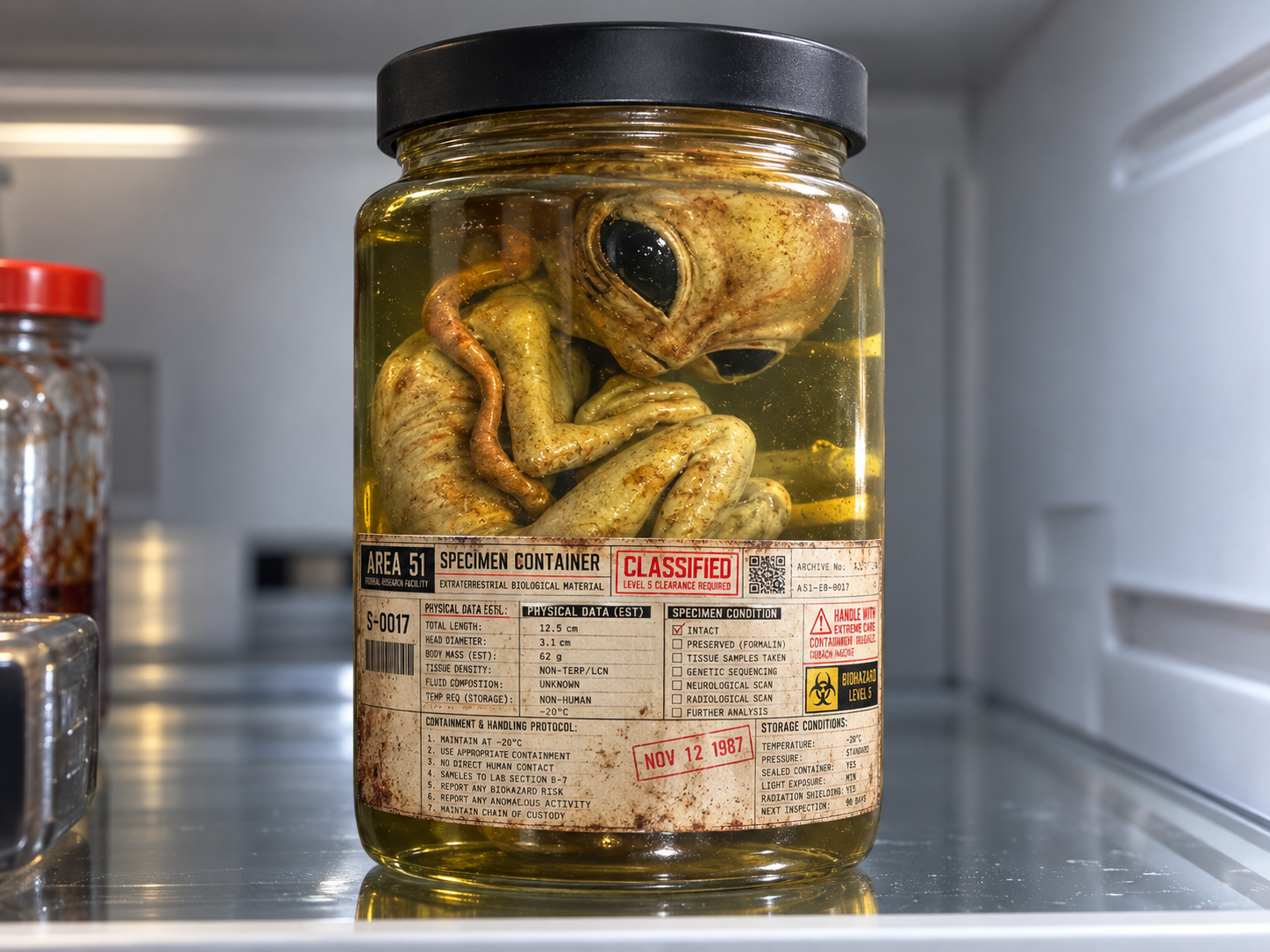 AREA 51 ALIEN SPECIMEN – SUBJECT 51 - 1