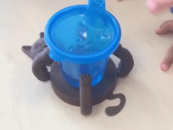 Cup Cuddler - A Cat Coaster Kids love! view 3