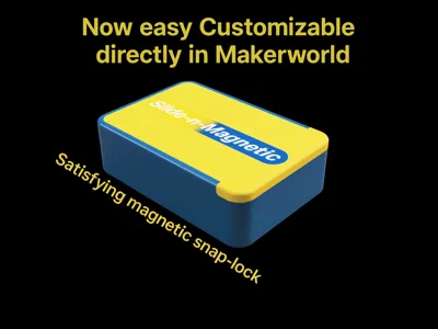 Slide-n-Magnetic Box
