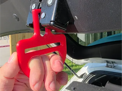Rear Hatch Trunk Tie Down Point