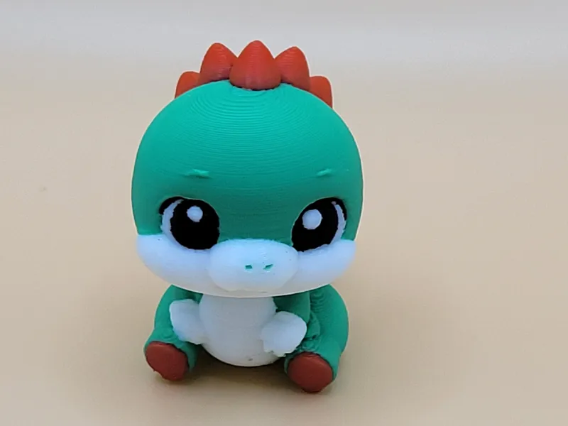 Chibi Yoshi Cute Multicolor 3D Print