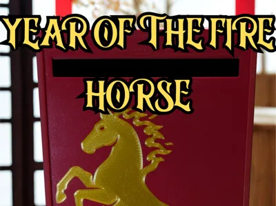 Year of the Fire Horse Ang Bao Box
