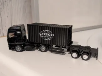 HO / 1:87 scale 20ft container trailer