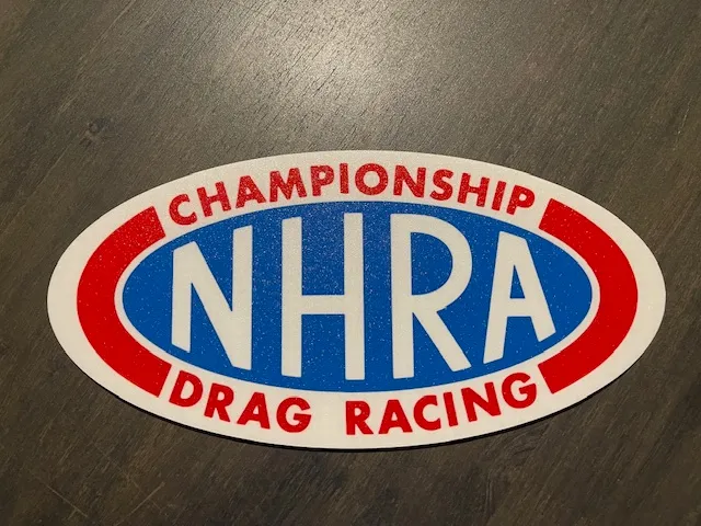 NHRA Drag Racing Primary Logo Sign