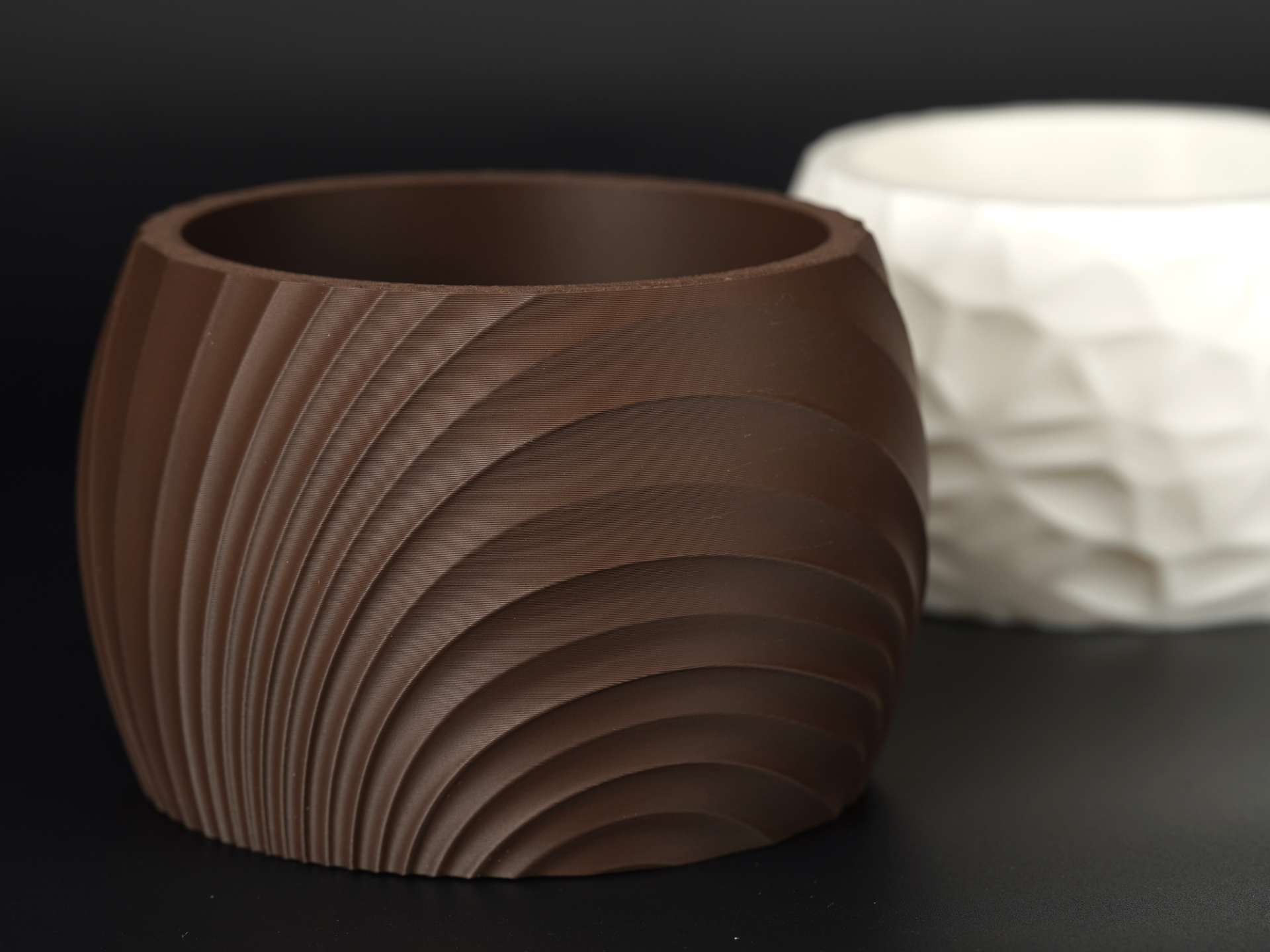 Solaris - Planter Pot – Organic Wave Texture 