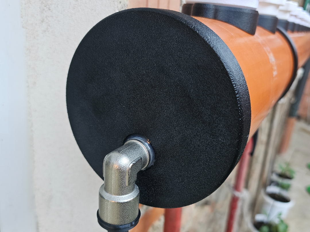 125mm auf 1/2 Zoll Hydroponik Adapter KG/HT Rohr