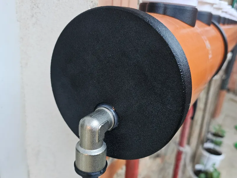 125mm auf 1/2 Zoll Hydroponik Adapter KG/HT Rohr