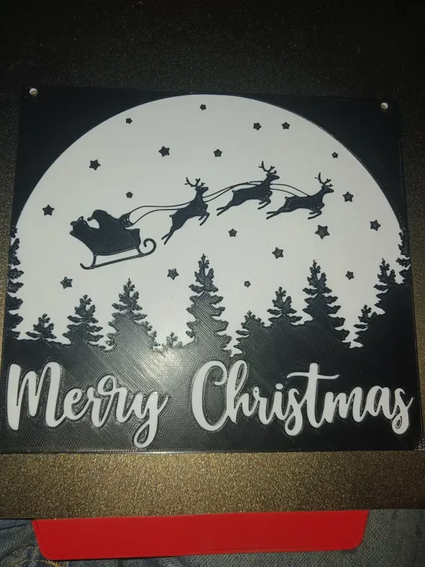 Pancarte Joyeux Noël à peindre