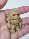 0.12mm layer, 2 colors. red eyes