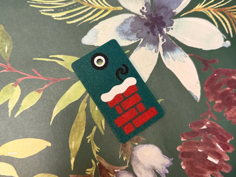 Chimney Stylized Gift tag